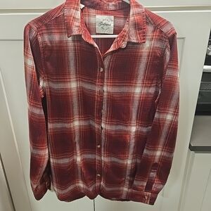 Jachs Red Plaid Button-Down Shirt